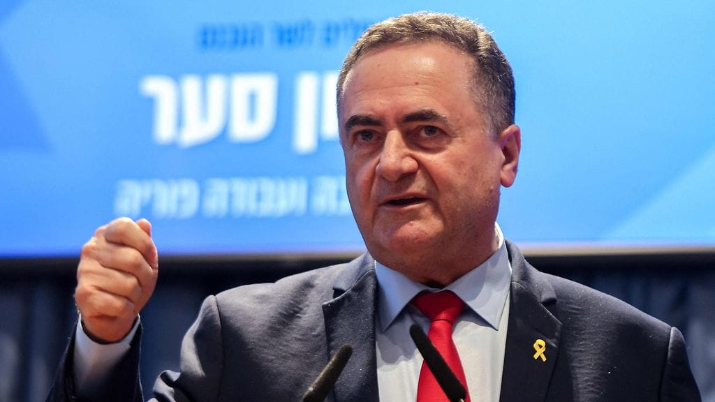 Kuvassa Israelin puolustusministeri Israel Katz.