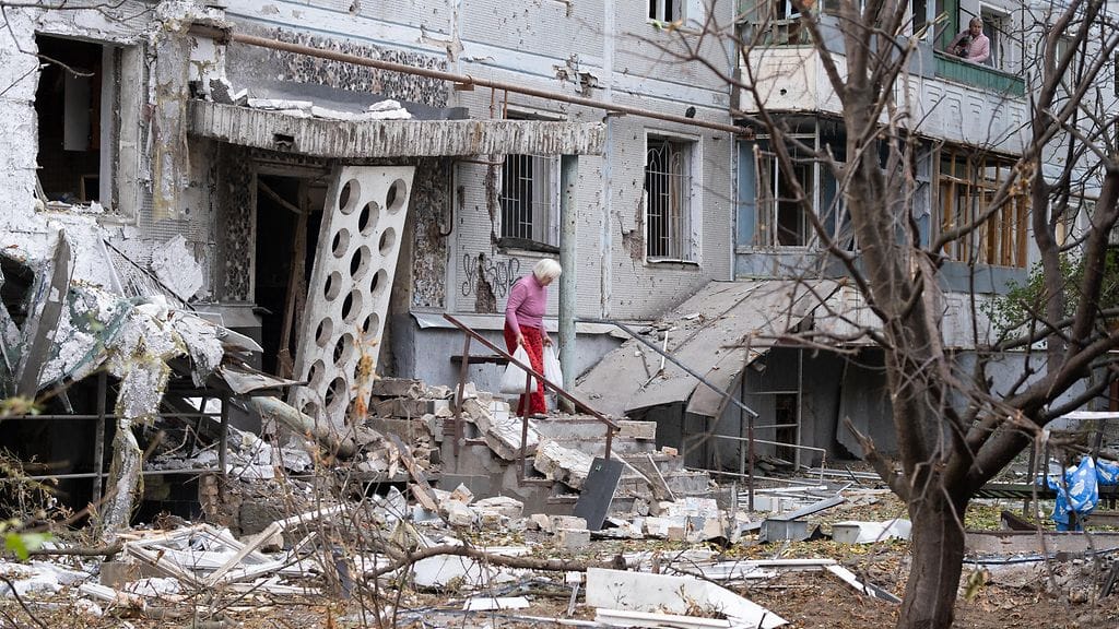 Liki 100 000 ihmistä on ollut tänään edelleen ilman sähköä ja vettä Ukrainan koillisosassa. Arkistokuva.