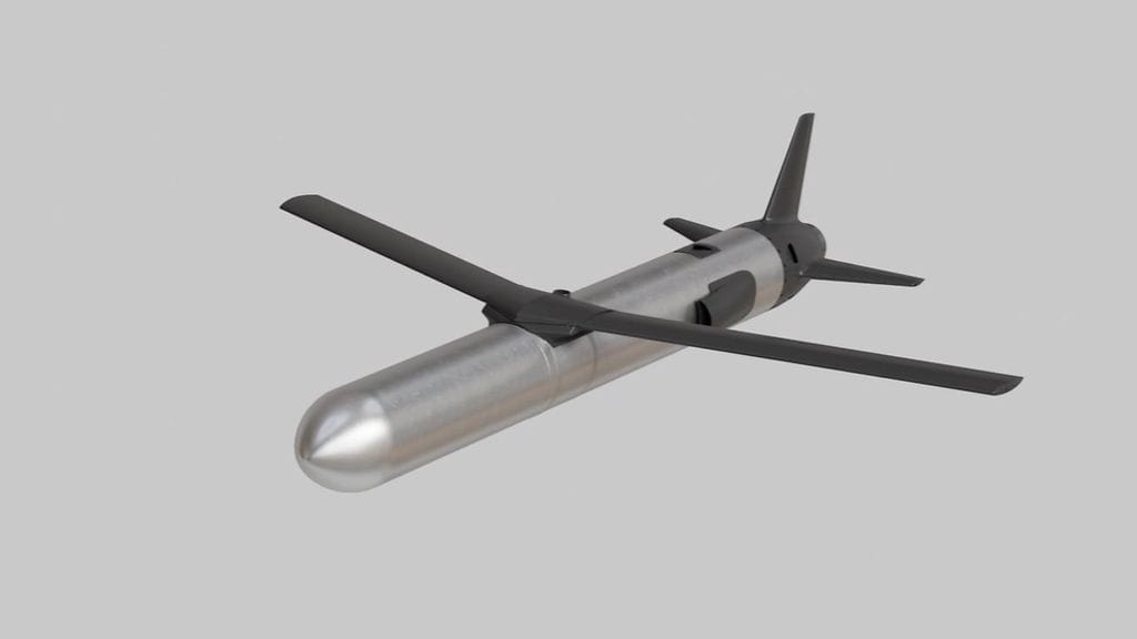 Valmistajan julkaisema kuva Ruta-ohjuksesta.