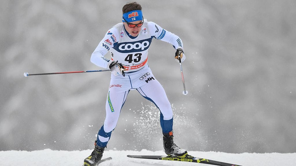 Ari Luusua Tour de Skin osakilpailussa Lenzerheidessa joulukuussa 2017.