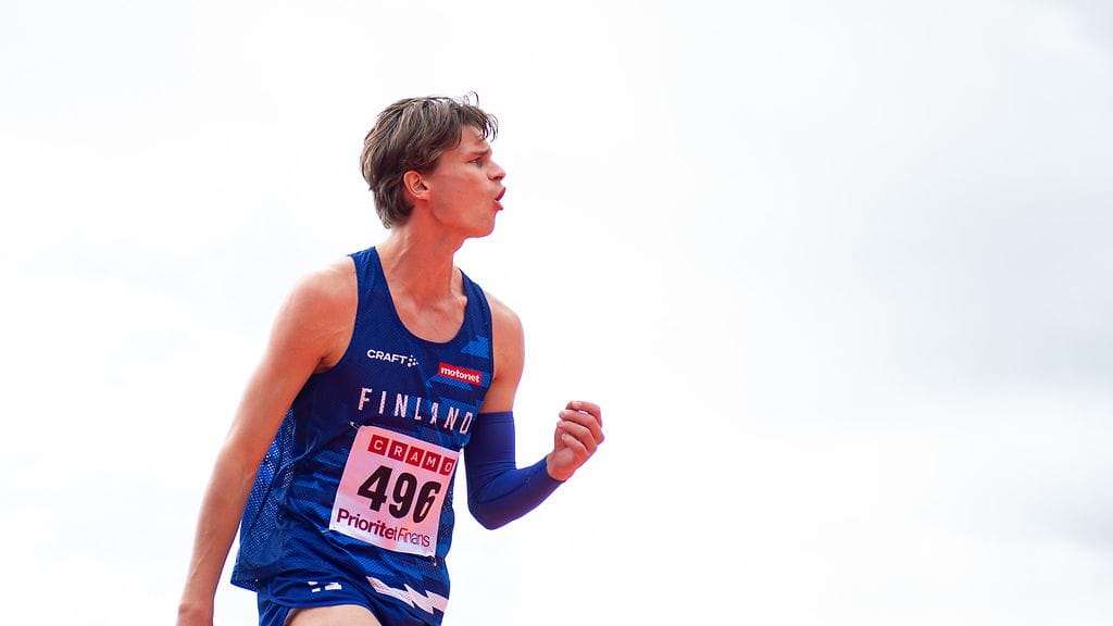 Korkeushyppääjä Daniel Kosonen.