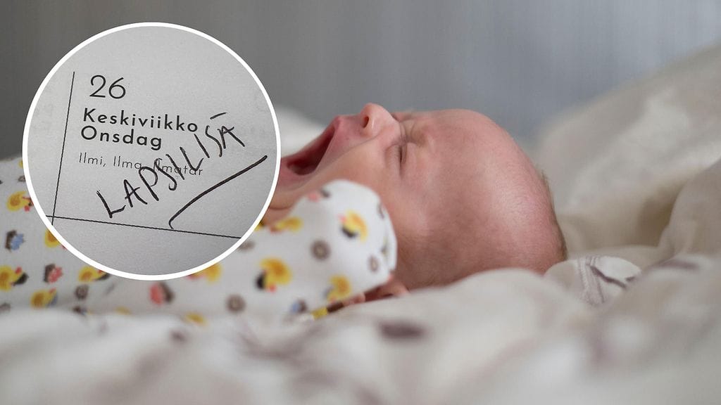 Lapsilisää maksetaan yleensä kuun 26. päivä, mutta päivämäärä voi tietyistä syistä vaihtua. Kuvituskuva.