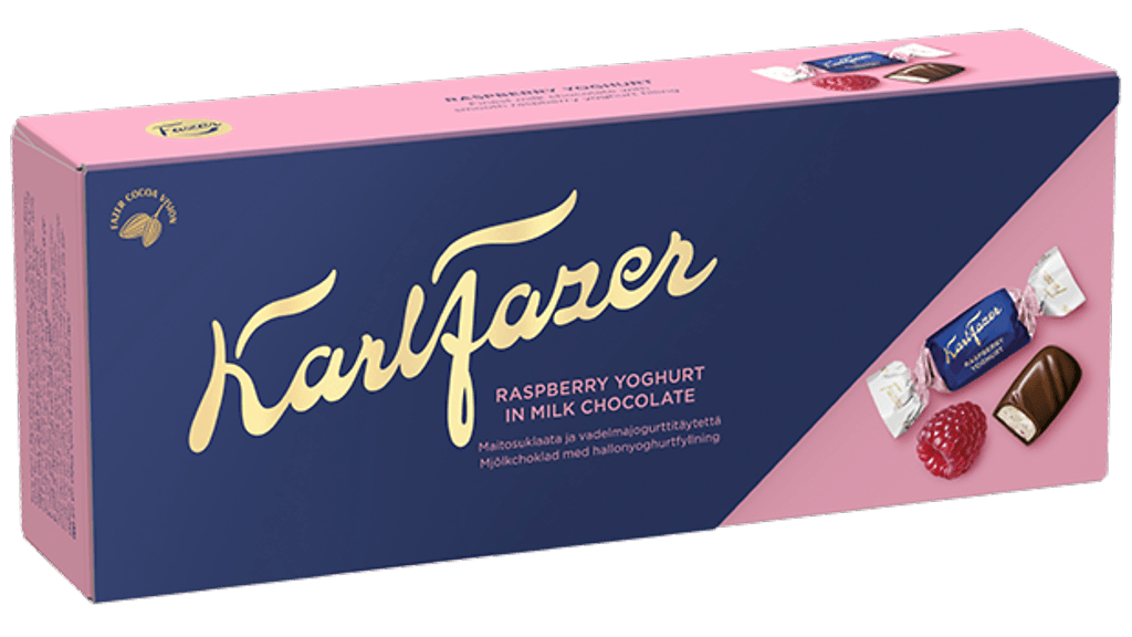 21. syyskuuta valmistetun Vadelmajogurttikonvehtien tuote-erän rasioihin on päätynyt Geisha-konvehteja.