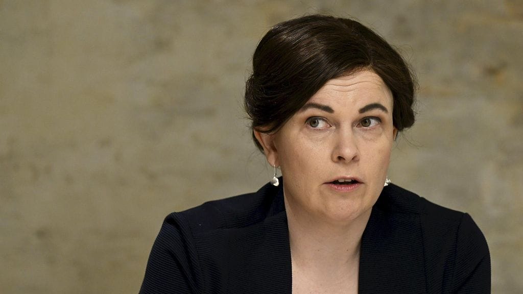 Kuvassa tiede- ja kulttuuriministeri Mari-Leena Talvitie.