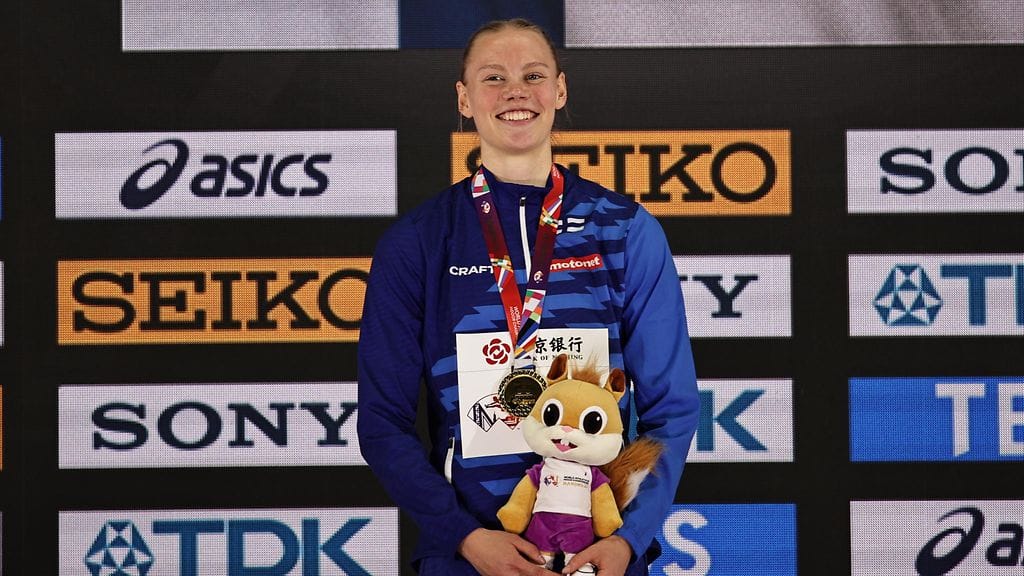 Saga Vanninen voitti keväällä viisiottelun mestaruudet MM- ja EM-hallikisoissa.