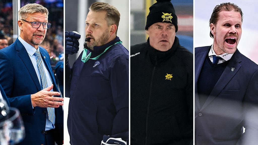 Jääkiekkovalmentajat Jukka Jalonen, Antti Pennanen, Raimo Helminen ja Olli Jokinen tienasivat komeasti vuonna 2024.
