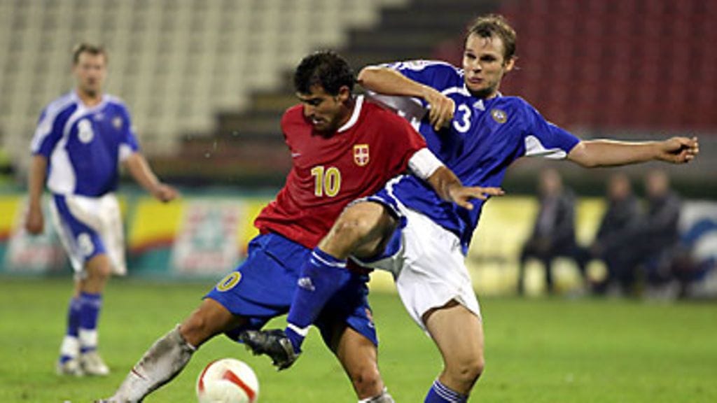 Dejan Stankovic ja Markus Heikkinen, kuva: EPA/SASA STANKOVIC