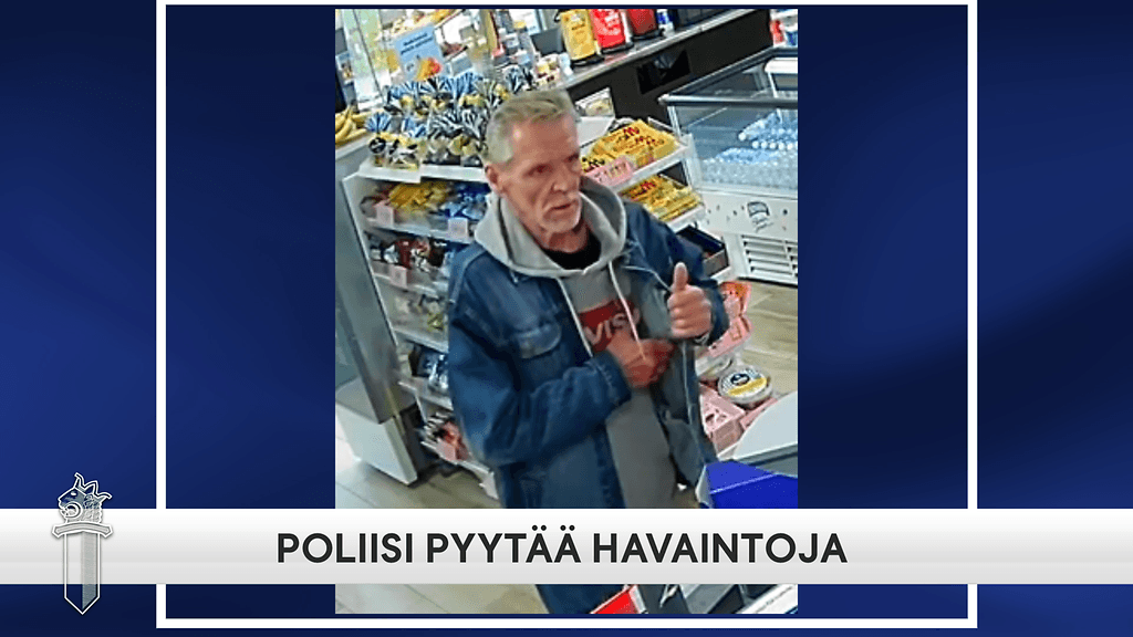 Kadonneen viimeisin tiedossa oleva vaatetus on farkkutakki, harmaa huppari ja farkut.