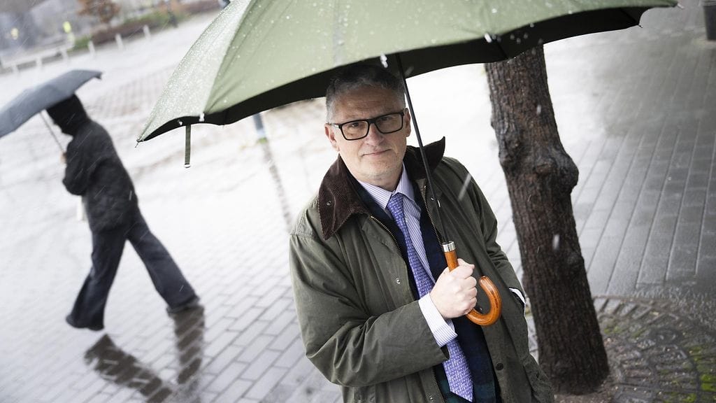 Brittiläinen professori, Venäjä-asiantuntija Mark Galeotti Helsingissä 13. marraskuuta 2025.