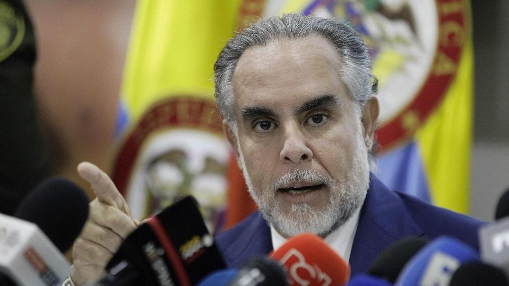 Kolumbian sisäministeri Armando Benedetti.
