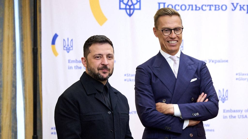 Kuvassa Zelenskyi ja Stubb Washingtonissa viime elokuussa.