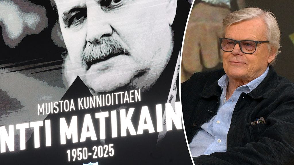 HIFK muisti seuralegendaansa Pentti Matikaista syyskuussa. Huomenta Suomessa lokakuussa 2024 vieraillut Alpo Suhonen harmittelee Matikaisen Jääkiekkoliitolta saamaa kohtelua.