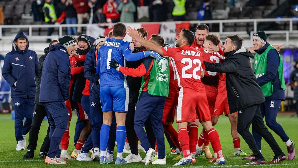 Malta juhlii Huuhkajat-voittoa