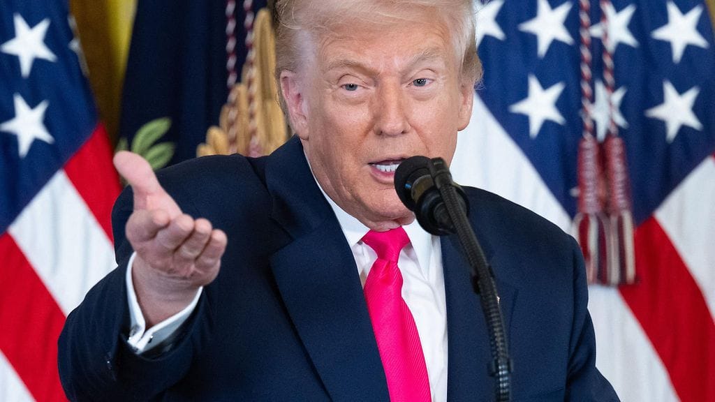 Yhdysvaltojen presidentti Donald Trump 13. marraskuuta Valkoisessa talossa.