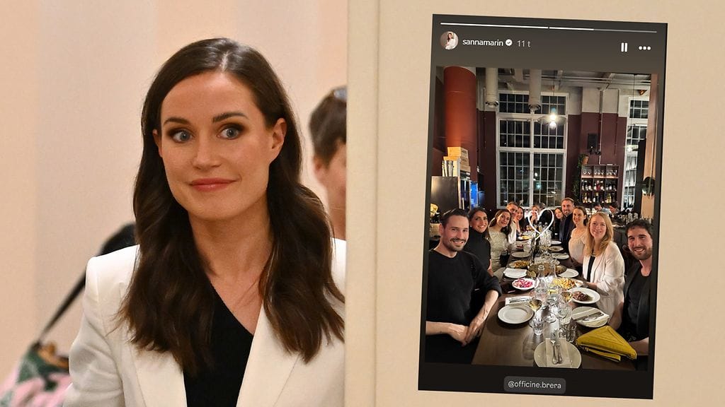 Sanna Marin vietti juhlapäiväänsä ystäviensä seurassa.