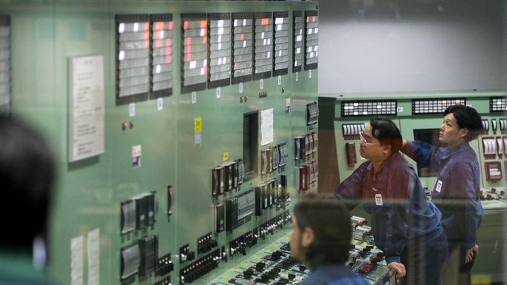 Kuva Kashiwazaki-Kariwan monitorointikeskuksesta vuodelta 2015.