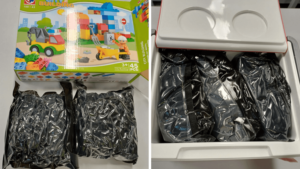 Huumeita oli muun muassa pakattu lelulaatikoiden ja kylmälaukkujen sisään.