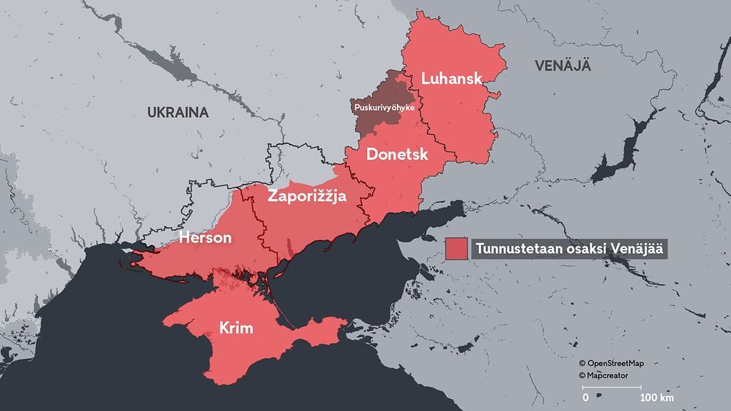 2111 ukraina venäjä rajat kartta