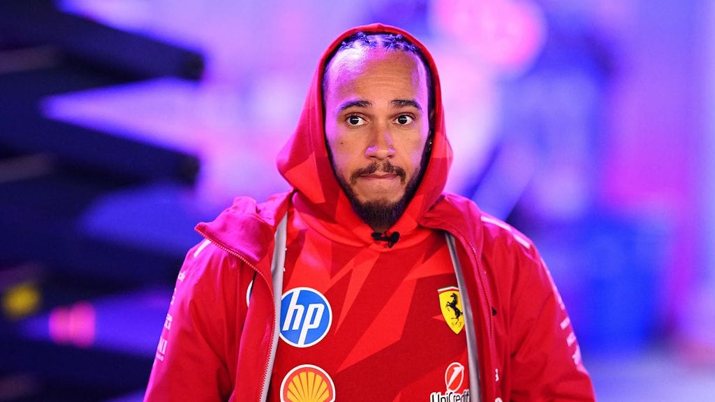 Ferrarin Lewis Hamilton odotti Las Vegasin aika-ajoista paljon enemmän.
