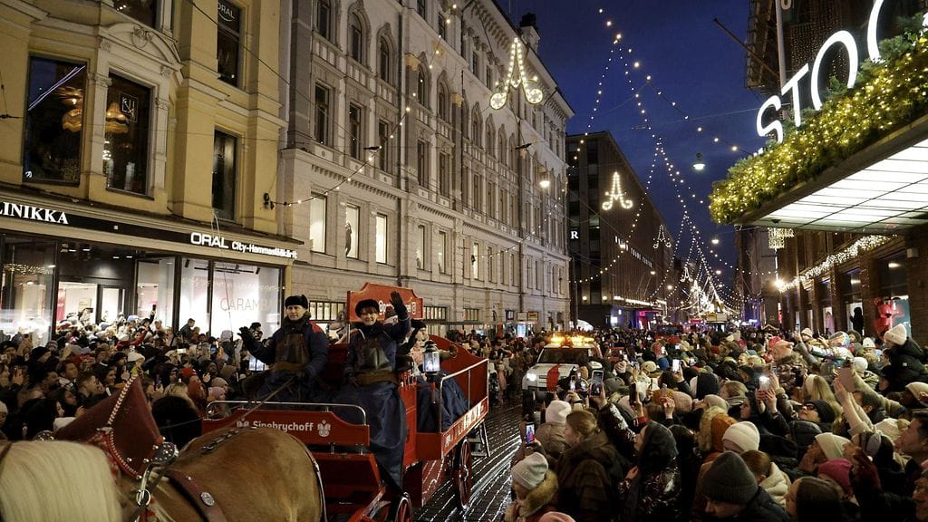 Helsingin joulukatu avajaiset