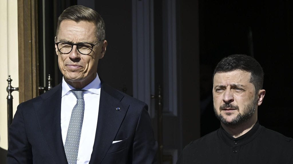 Stubb ja Zelenskyi syyskuussa Ukrainassa.