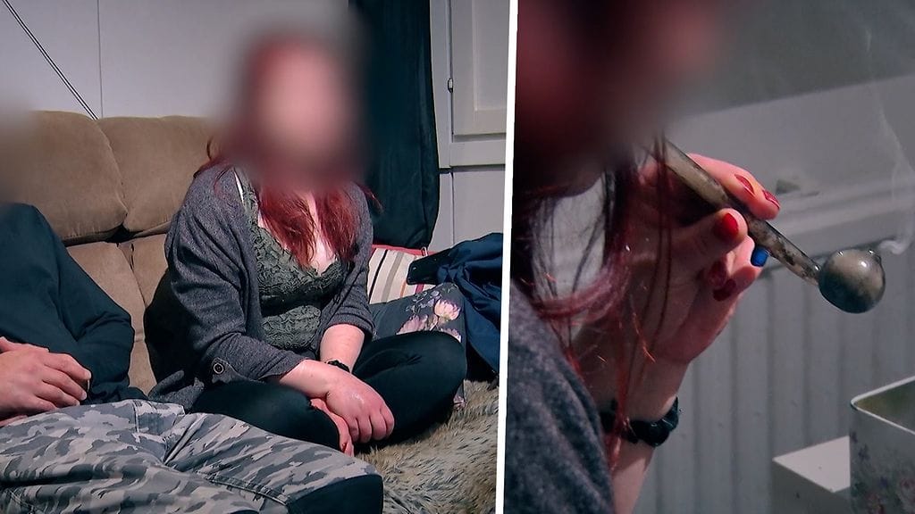 Alfa-PVP-huumetta käyttävä nainen kertoo, kuinka rahoittaa huumeiden käyttöään.