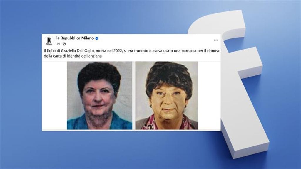 Graziella Dall’Oglio (kuvassa vasemmalla) ja hänen poikansa.