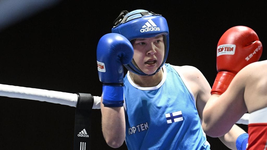 Vilma Kuusikko on nyrkkeillyt hienosti. Arkistokuva.