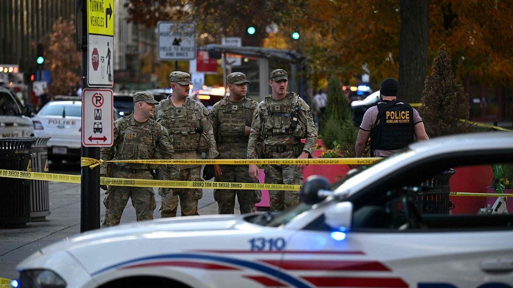 Kansalliskaartin sotilaita ammuttiin Washingtonissa. Alue on eristetty.