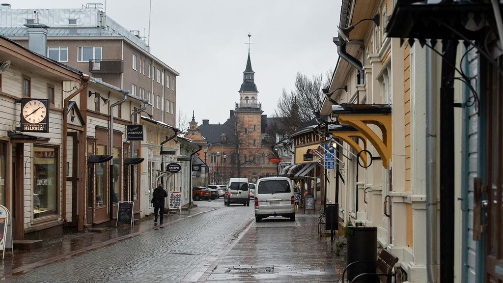Kuvituskuvaa Rauman keskustasta.