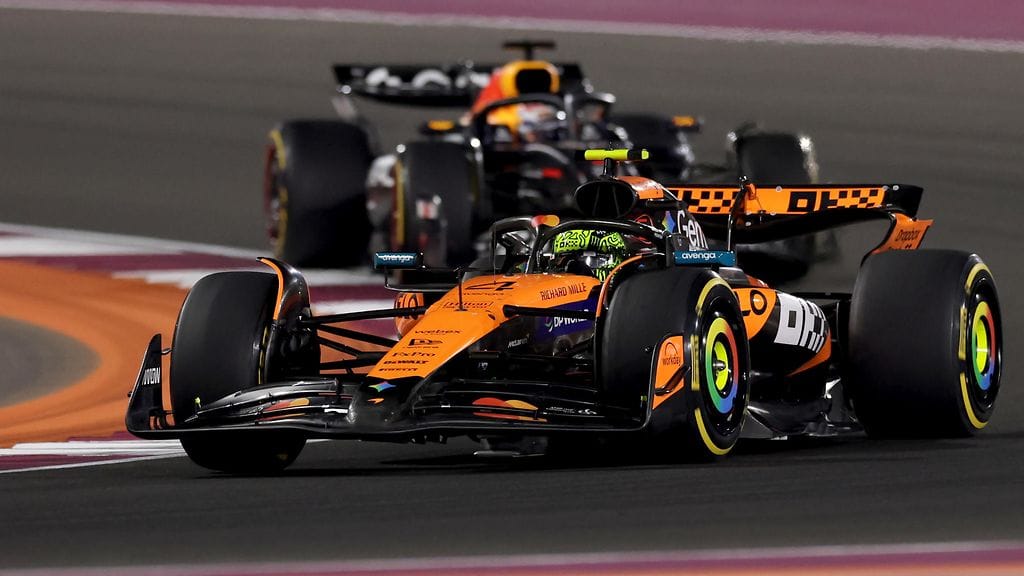 Lando Norris tavoittelee Qatarista uransa ensimmäisen F1-mestaruuden varmistamista. Max Verstappen on 24 pisteen päässä liki pakkovoiton edessä.