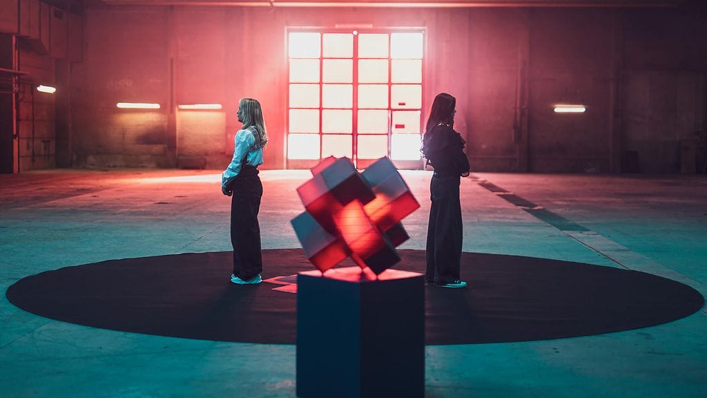 Berta ja Vivian Nick kilpailivat Pirunpelin finaalissa.