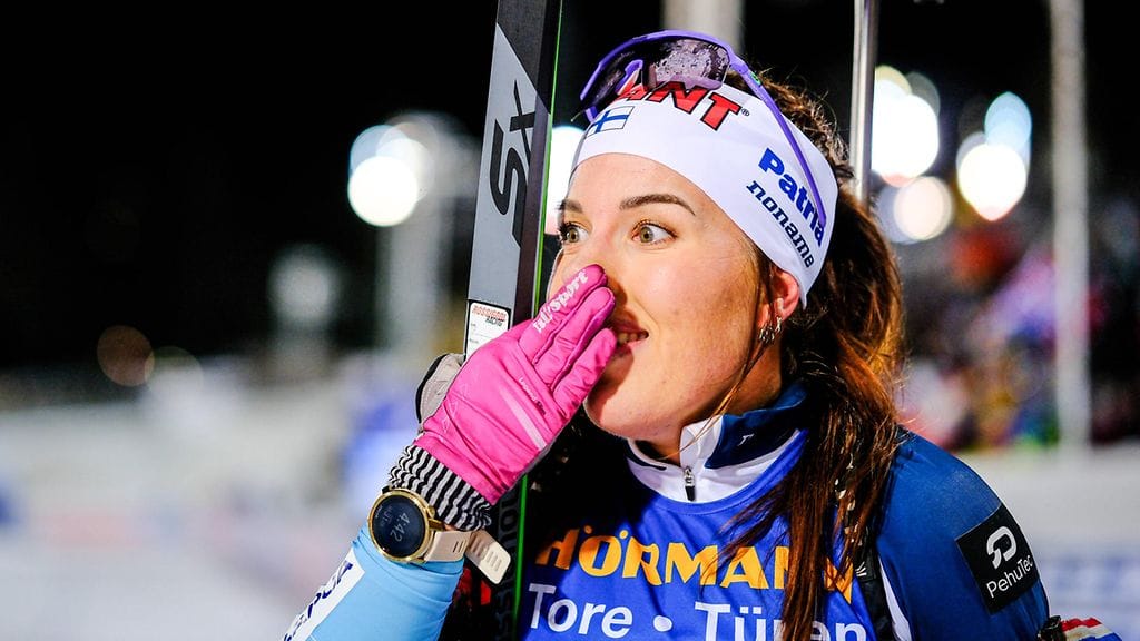 Sonja Leinamo oli itsekin täysin yllätetty suorituksestaan.