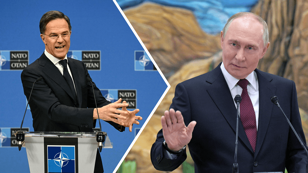 Ulkopoliittisen instituutin tutkijat julkaisivat arvionsa, miten Mark Rutten (vas.) Naton on syytä toimia, jos Venäjä aloittaisi vihamieliset toimet jollain Naton etulinjan alueella.