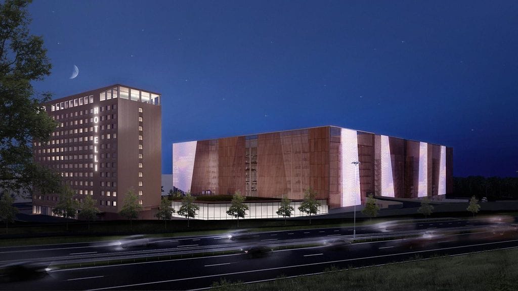 Kivistön areenan havainnekuva.