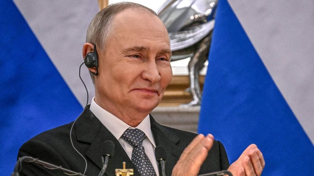 Venäjän presidentti Vladimir Putin on vierailulla Intiassa.