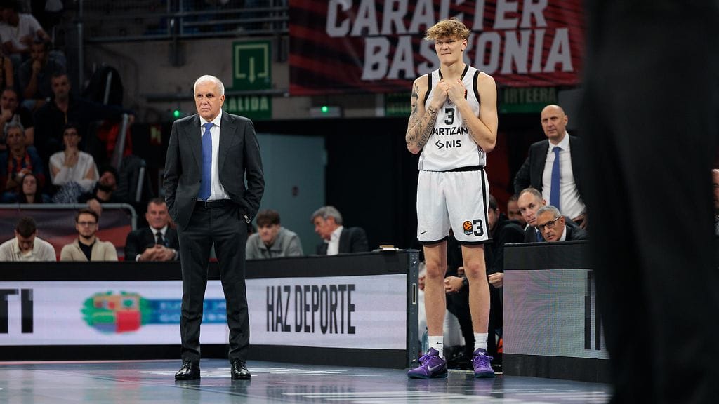 Miikka Muurisen peliaika on jäänyt vähäiseksi Partizan-luotsi Zeljko Obradovicin systeemissä.