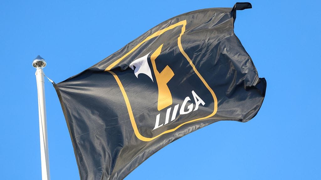 Kuvituskuva salibandyn F-liigan lipusta.