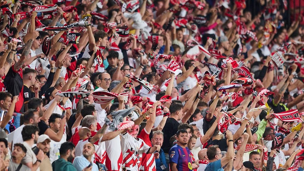 Rayo Vallecanon faneja arkistokuvassa.