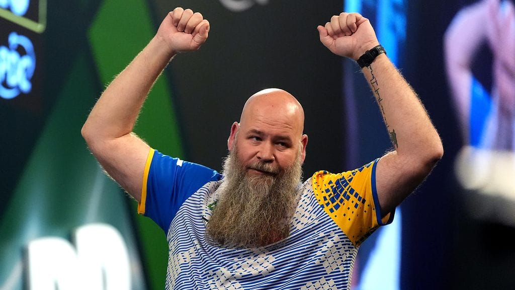 Andreas Harrysson juhli MM-debyytissään.