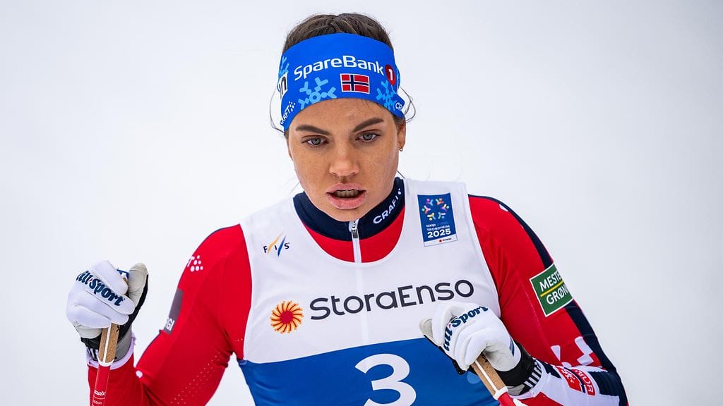 Kristine Stavås Skistad hylättiin Davosin sprintissä.