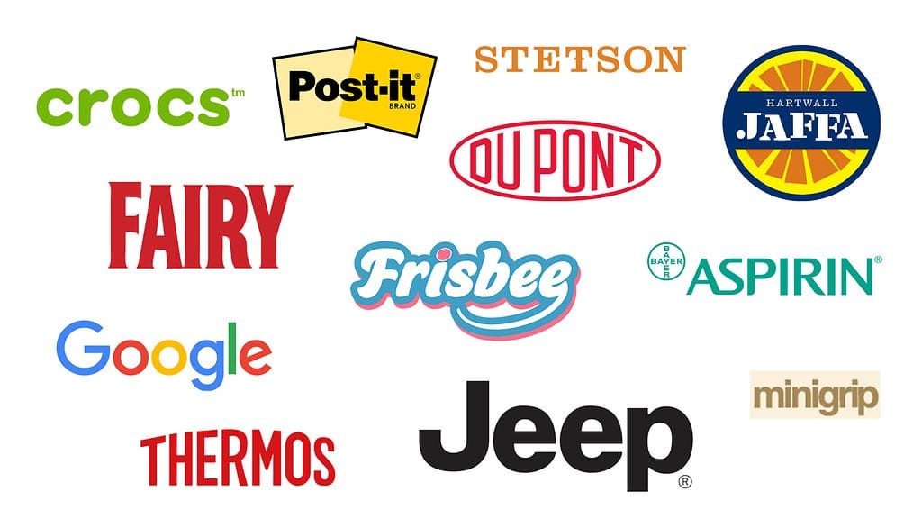 MTV Moni yleiskieleen luikerrelleista sanoista on ollut alun perin tuotemerkkejä..