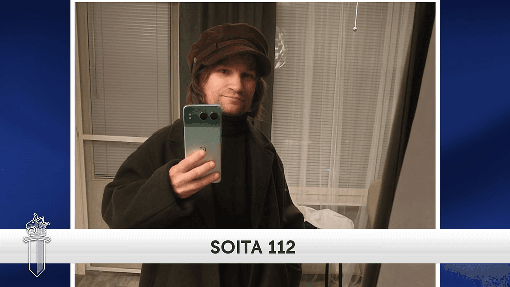 Kadotessaan miehellä oli todennäköisesti tällainen vaatetus.