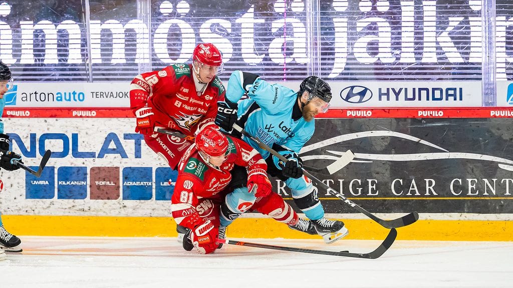 Kuvituskuva Sportin ja Pelicansin välisestä SM-liigaottelusta.