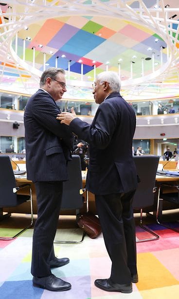 Antonio Costa Bart De Wever EU