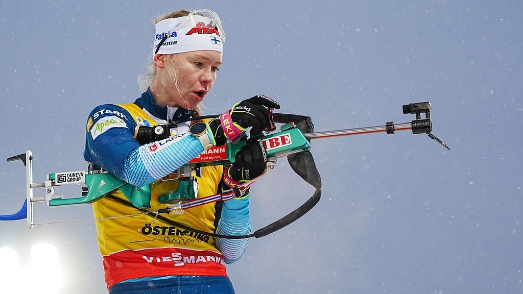 Suvi Minkkisellä oli vaikea päivä Annecyssä.