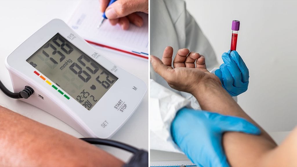 Verenpaine sekä kolesteroli- ja verensokeriarvo ovat merkittäviä sydänterveyden mittareita.