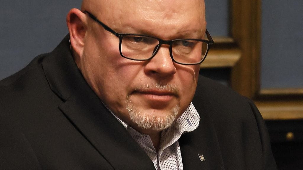 Ano Turtiainen kuvattiin eduskunnassa vuonna 2022.