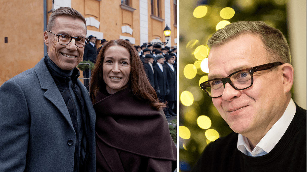 Presidenttipari ja pääministeri jakavat kuviensa myötä jouluntoivotukset.
