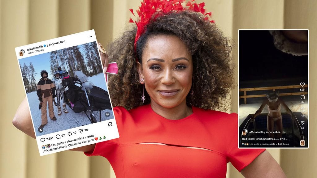 Melanie Brown, joka tunnettiin Spice Girls -aikoina Scary Spicena viettää joulua perheensä kanssa Suomessa.